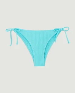 Bas De Maillot Culotte Avec Nouettes - Bleu Turquoise