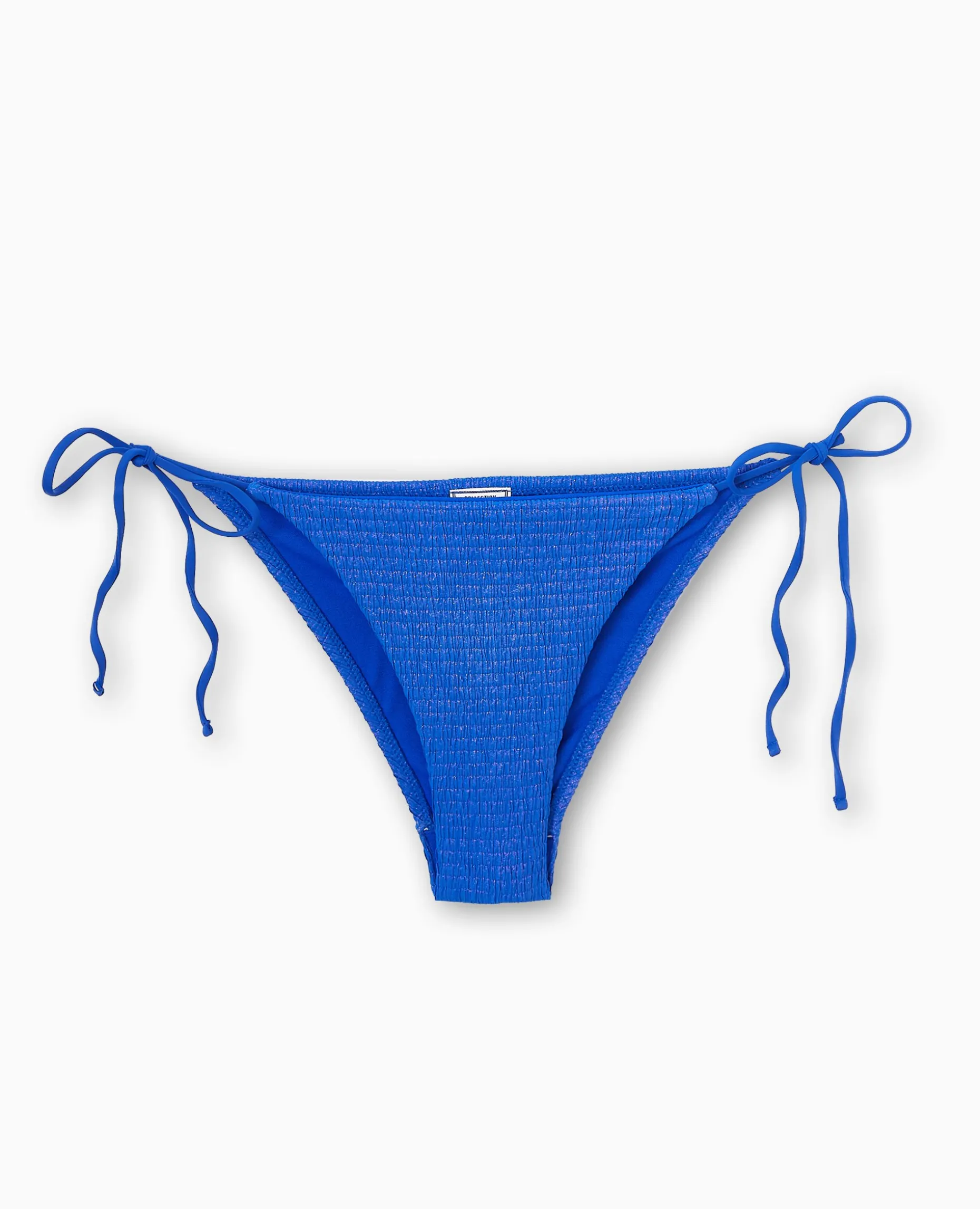 Bas De Maillot De Bain Culotte Avec Nouettes - Bleu électrique