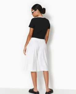 Bermuda City Long Et Large - Blanc