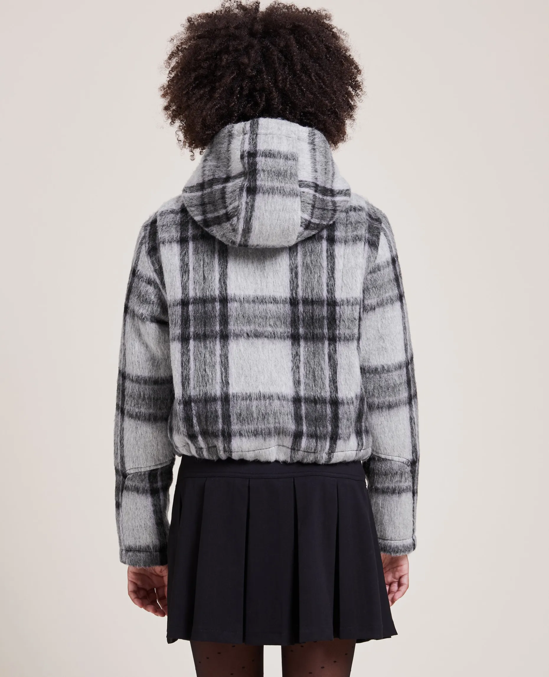 Blouson à Capuche - Gris Clair