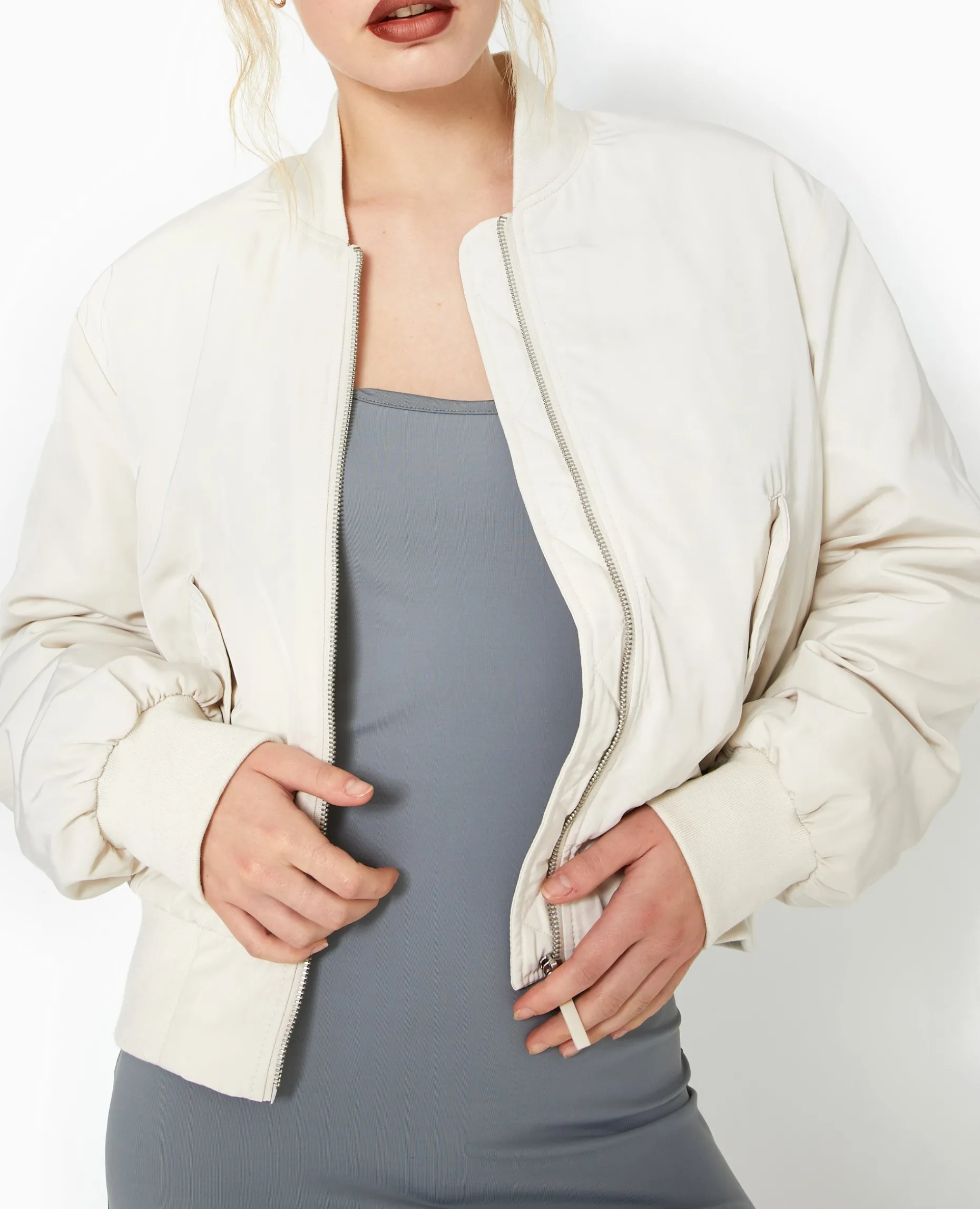 Blouson Bomber - Blanc