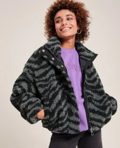Blouson En Sherpa - Noir