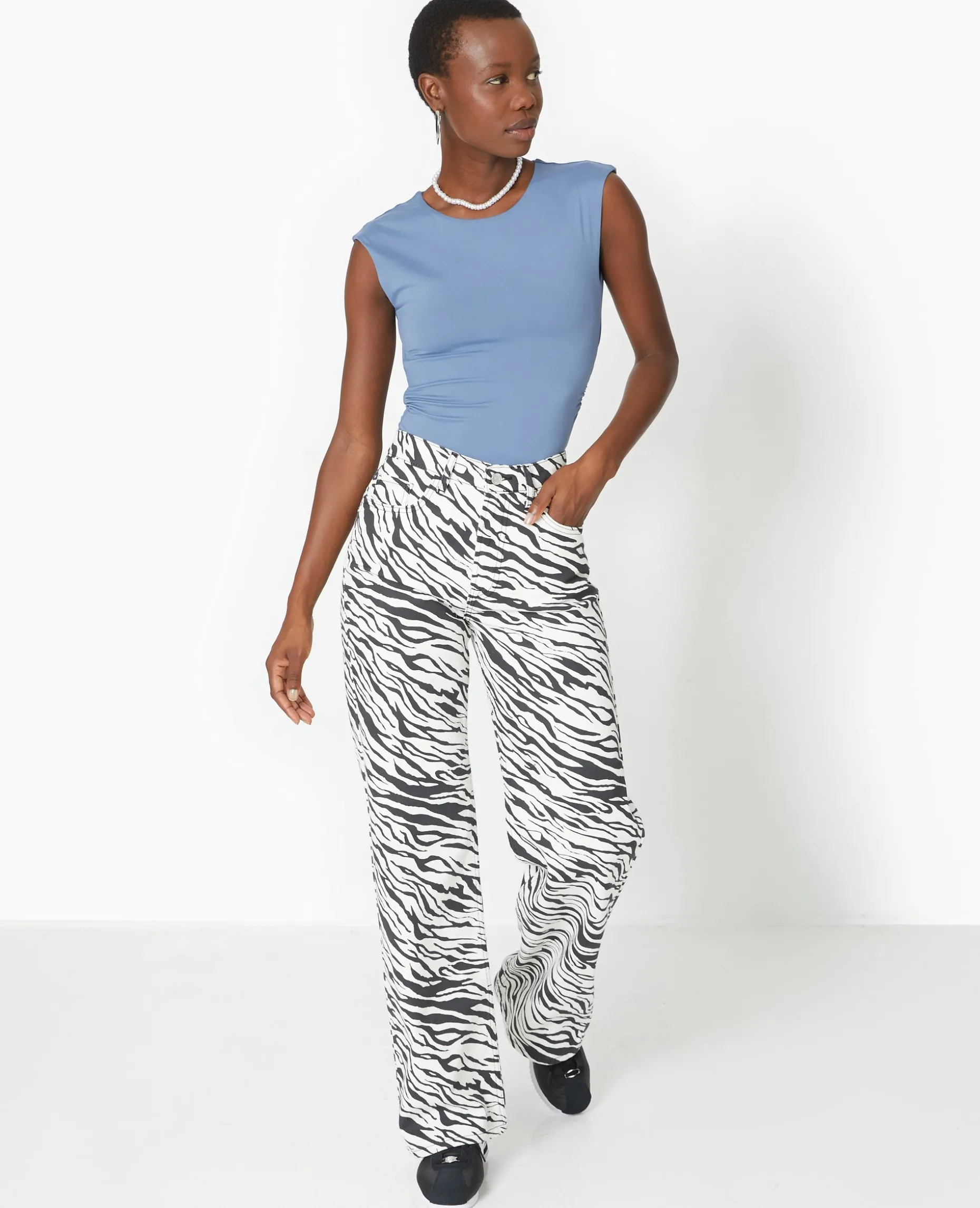 Body Dos Ouvert Avec Pan Torsadé Dos - Bleu