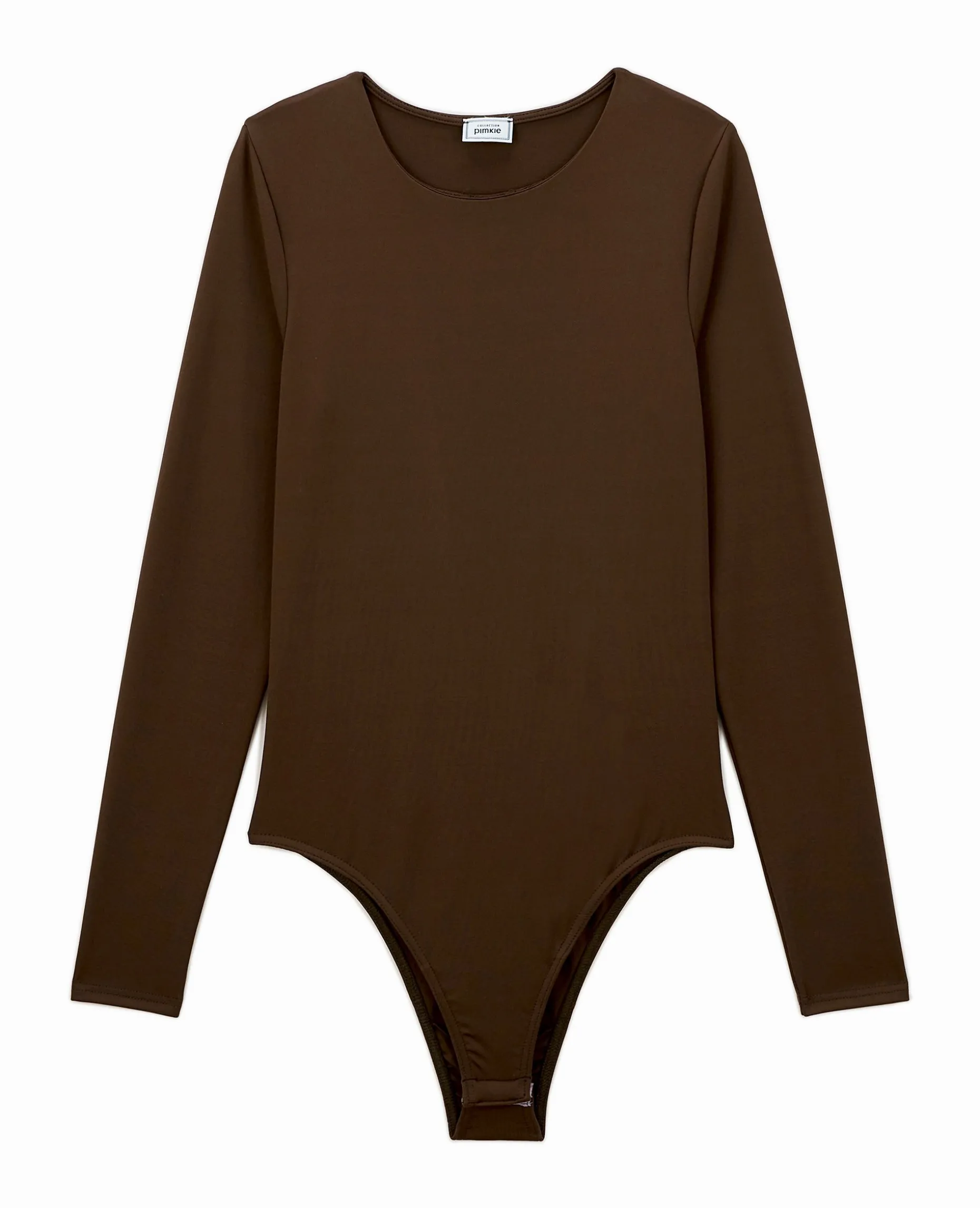 Body Manches Longues En Matiè;re Gainante - Marron