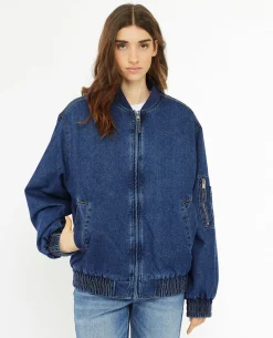 Bomber En Jean - Bleu