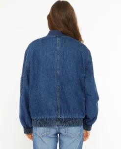 Bomber En Jean - Bleu