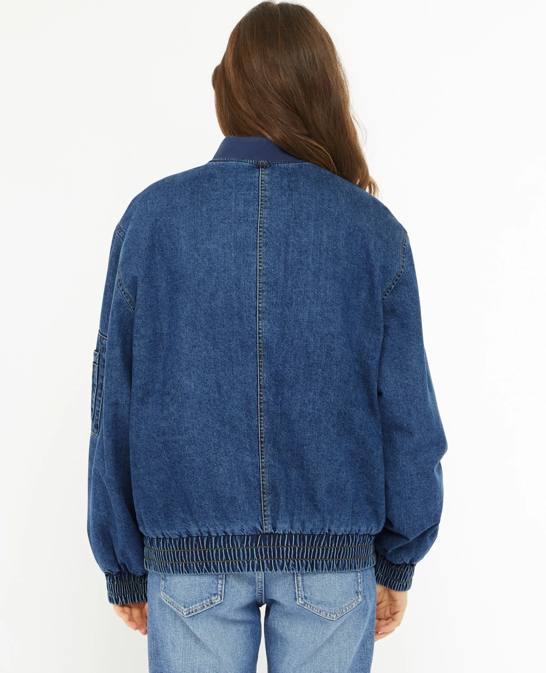 Bomber En Jean - Bleu