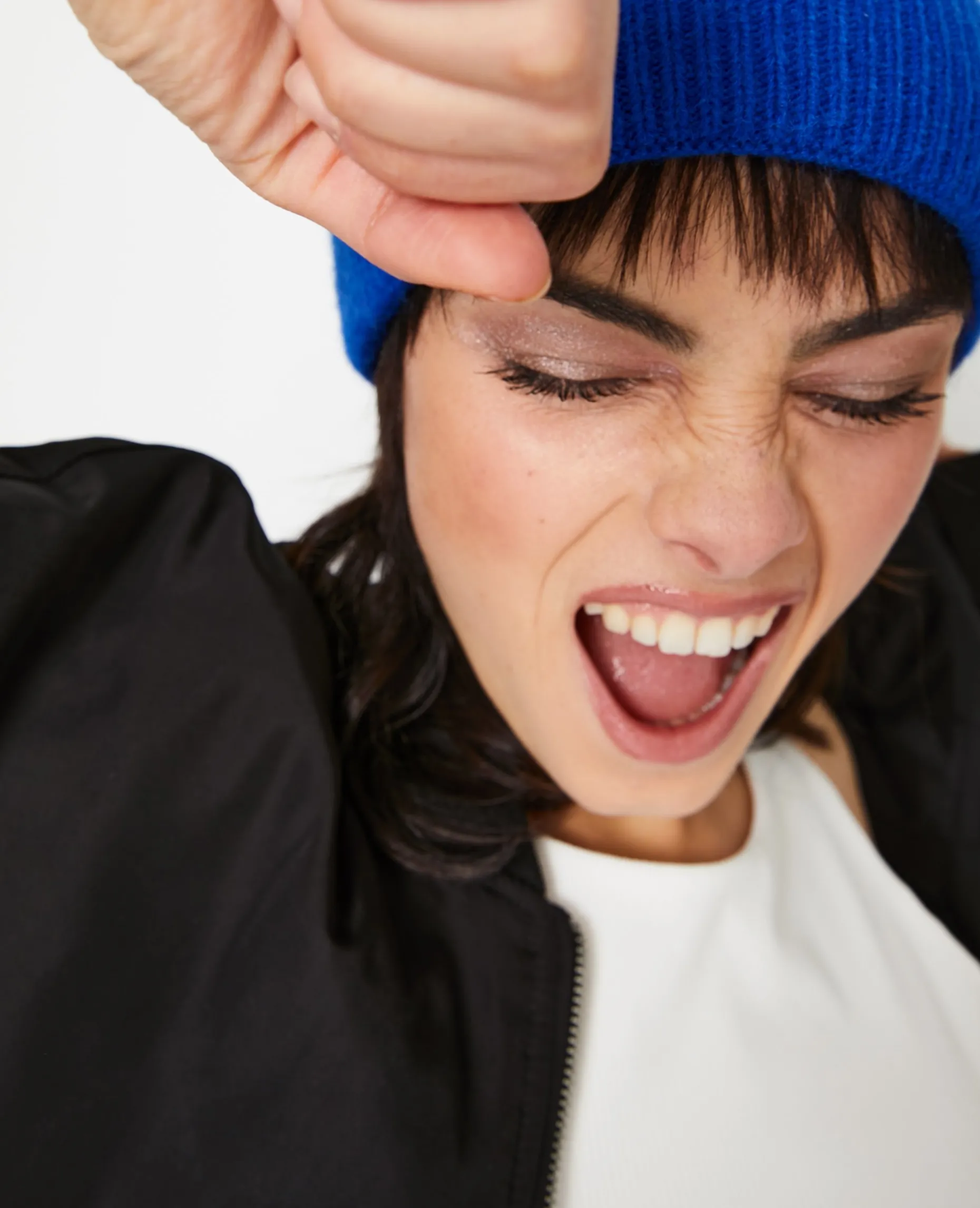 Bombers Oversize Avec Fronces Dos Et Manches - Noir