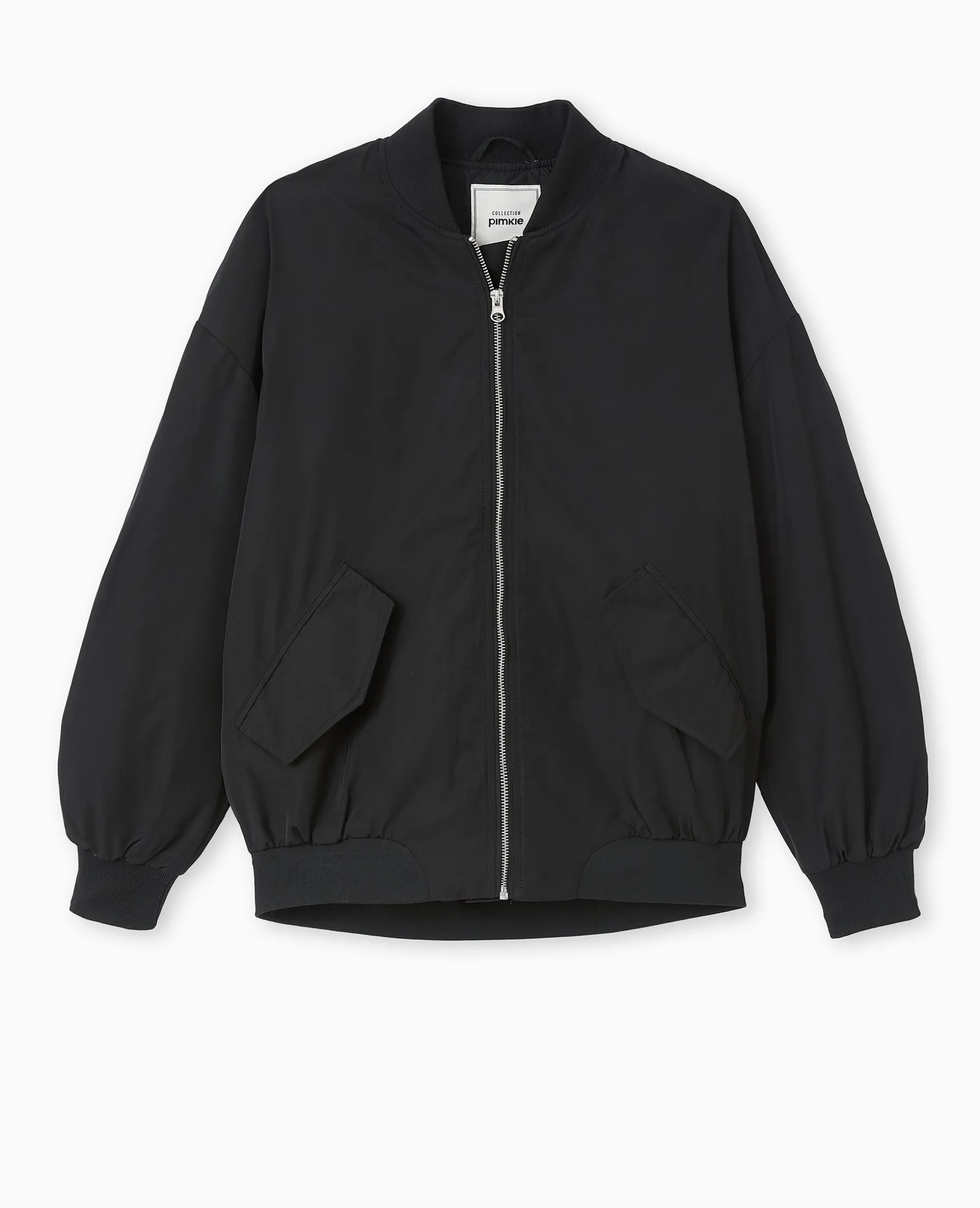 Bombers Oversize Avec Fronces Dos Et Manches - Noir