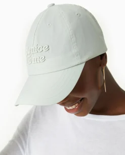 Casquette Avec Broderie Relief - Gris Clair