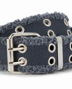 Ceinture Effet Jean Avec œillets - Bleu Clair