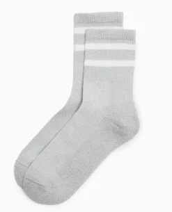 Chaussettes Sport Avec Lurex - Argenté