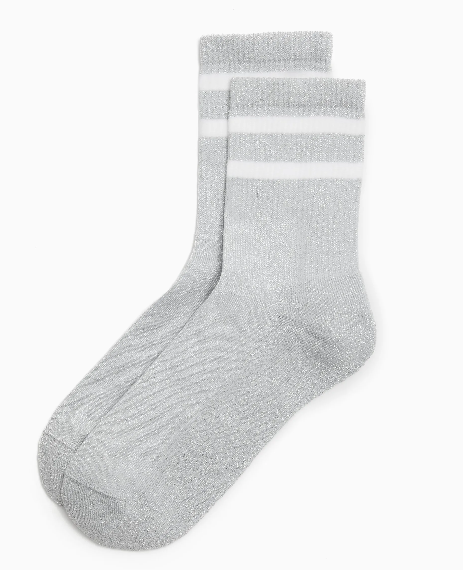 Chaussettes Sport Avec Lurex - Argenté