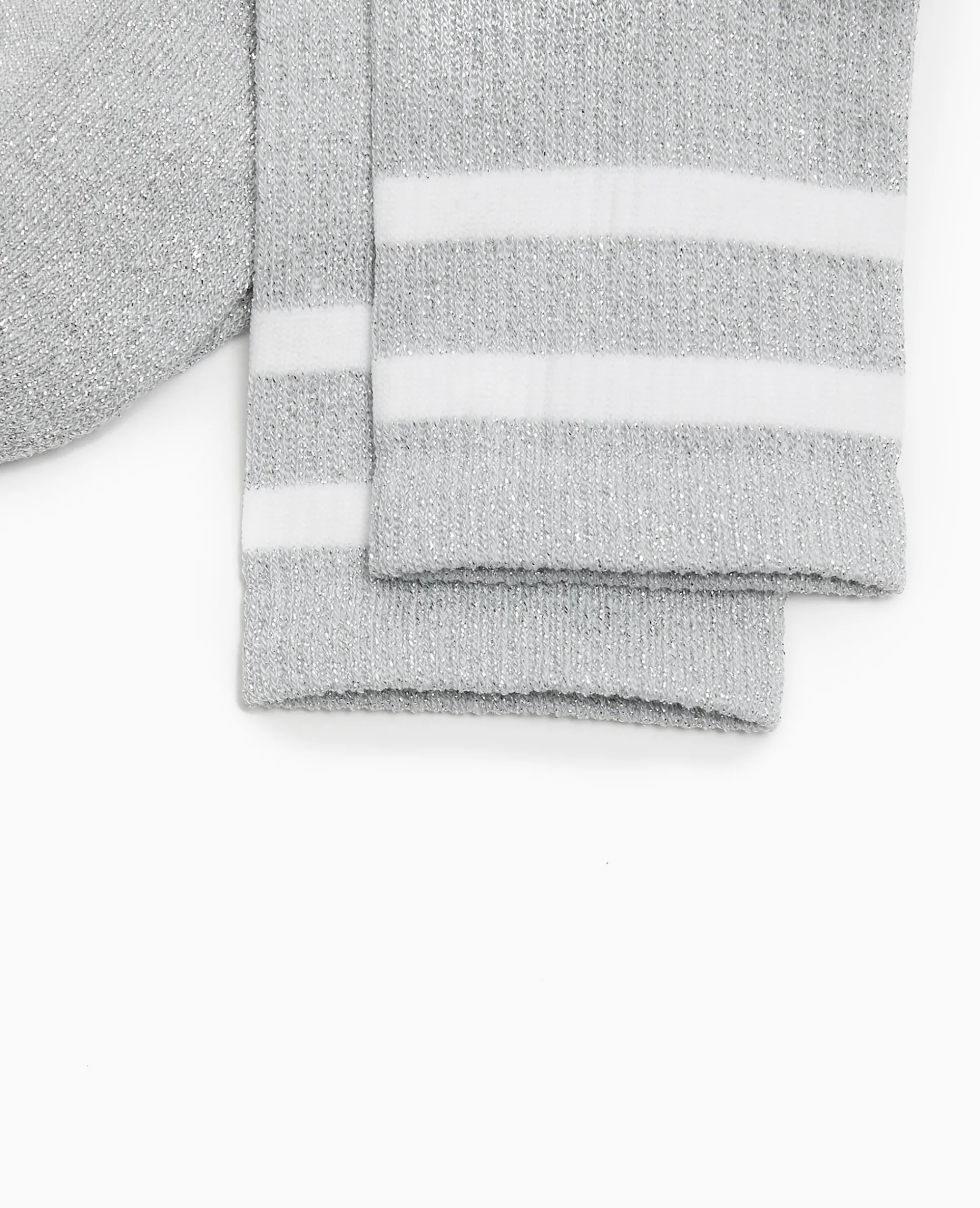 Chaussettes Sport Avec Lurex - Argenté
