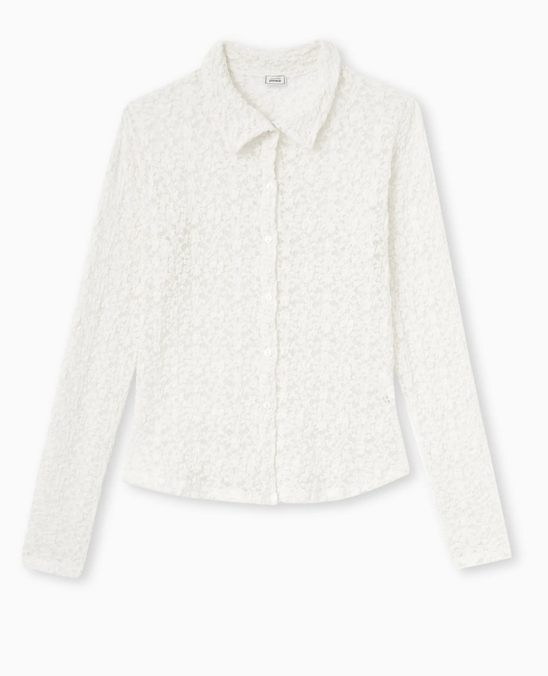 Chemise En Dentelle - Blanc