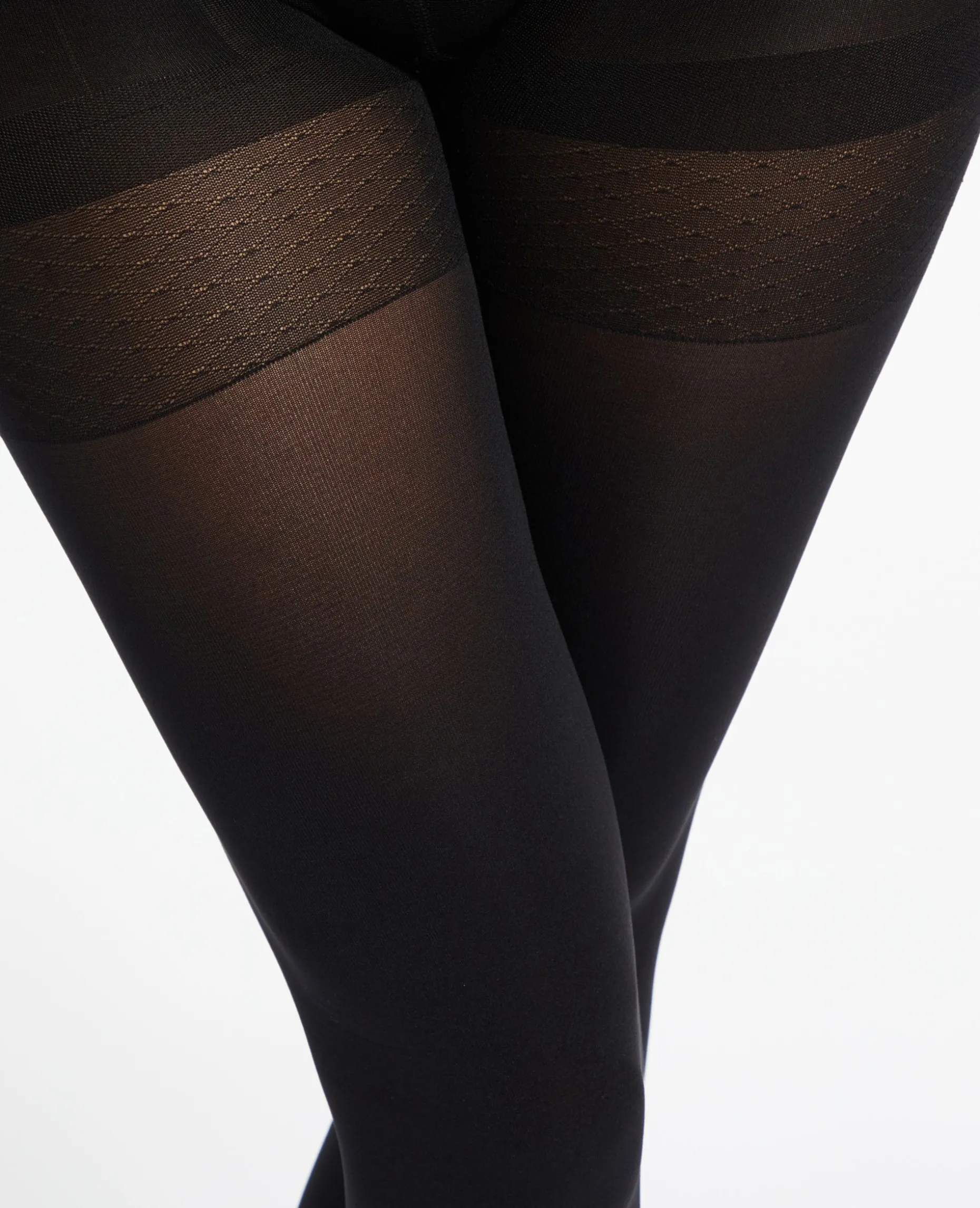 Collants Opaques Push Up - Noir