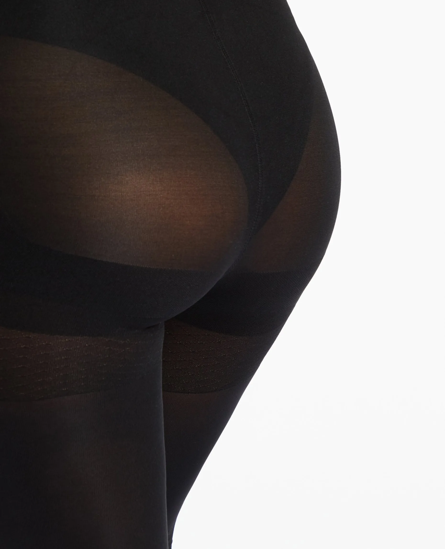 Collants Opaques Push Up - Noir