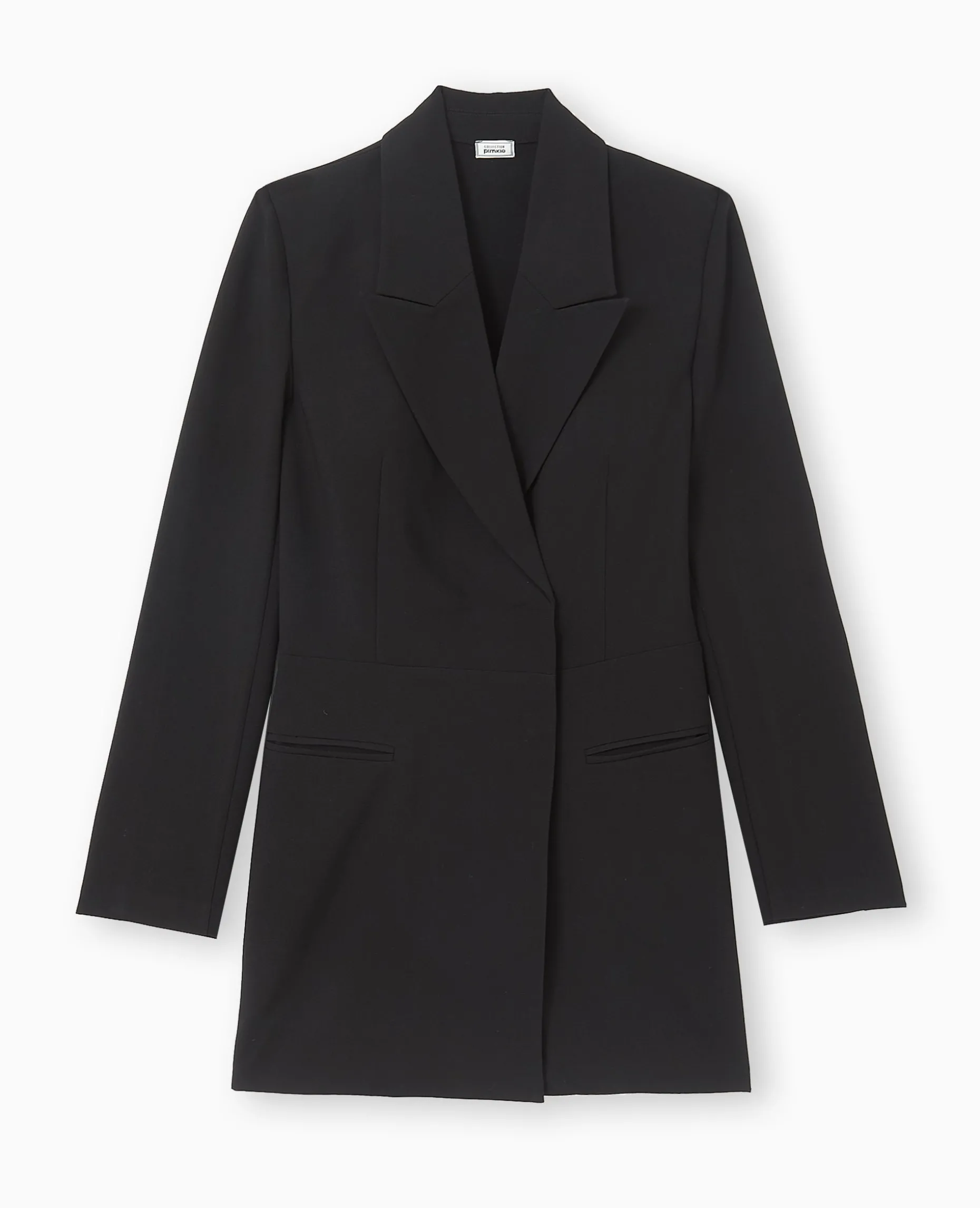 Combishort-robe Façon Blazer - Noir