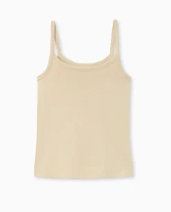 Débardeur Bretelles Fines - Beige