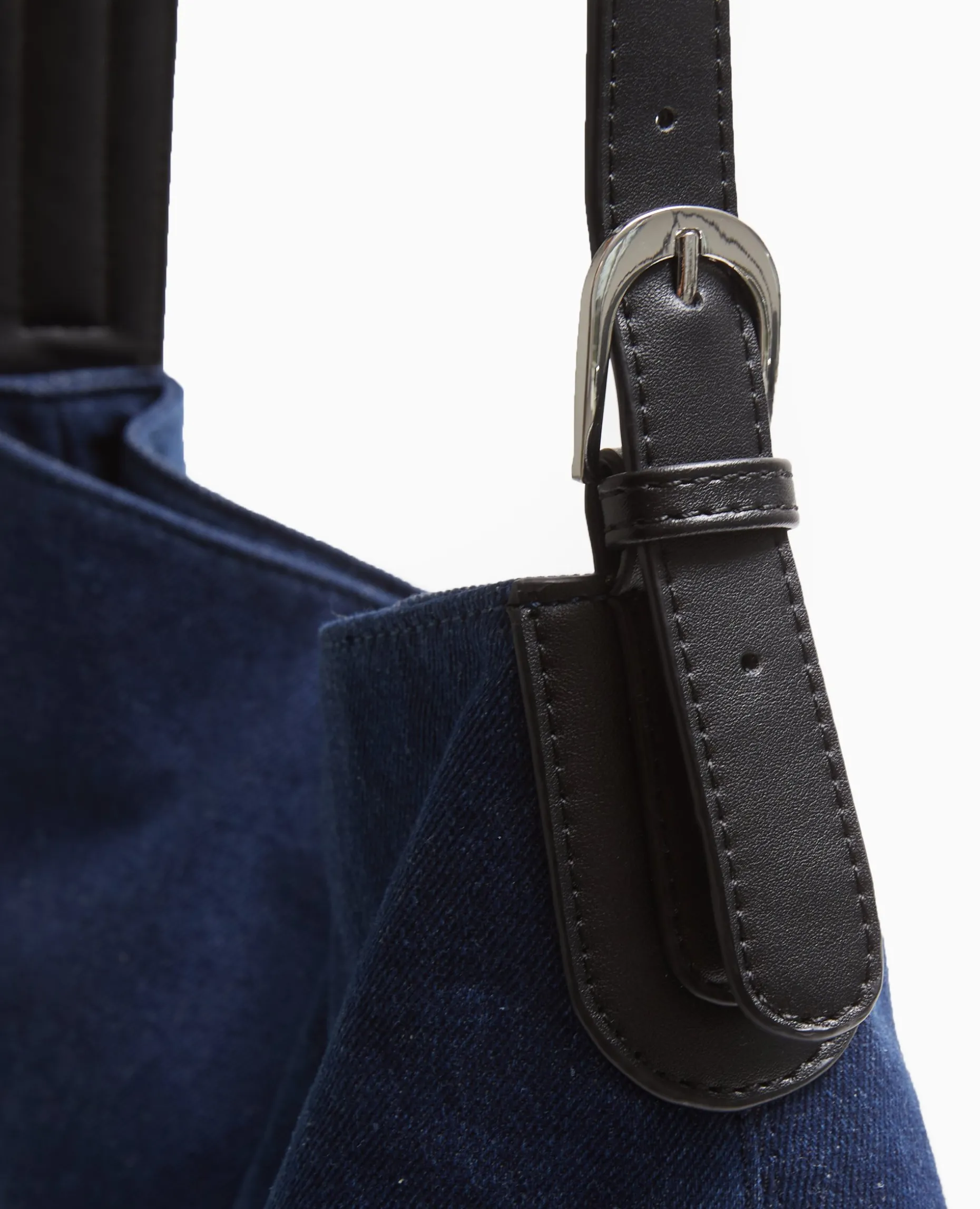 Grand Sac En Jean XXL Avec Bandouliè;re Ceinture - Bleu
