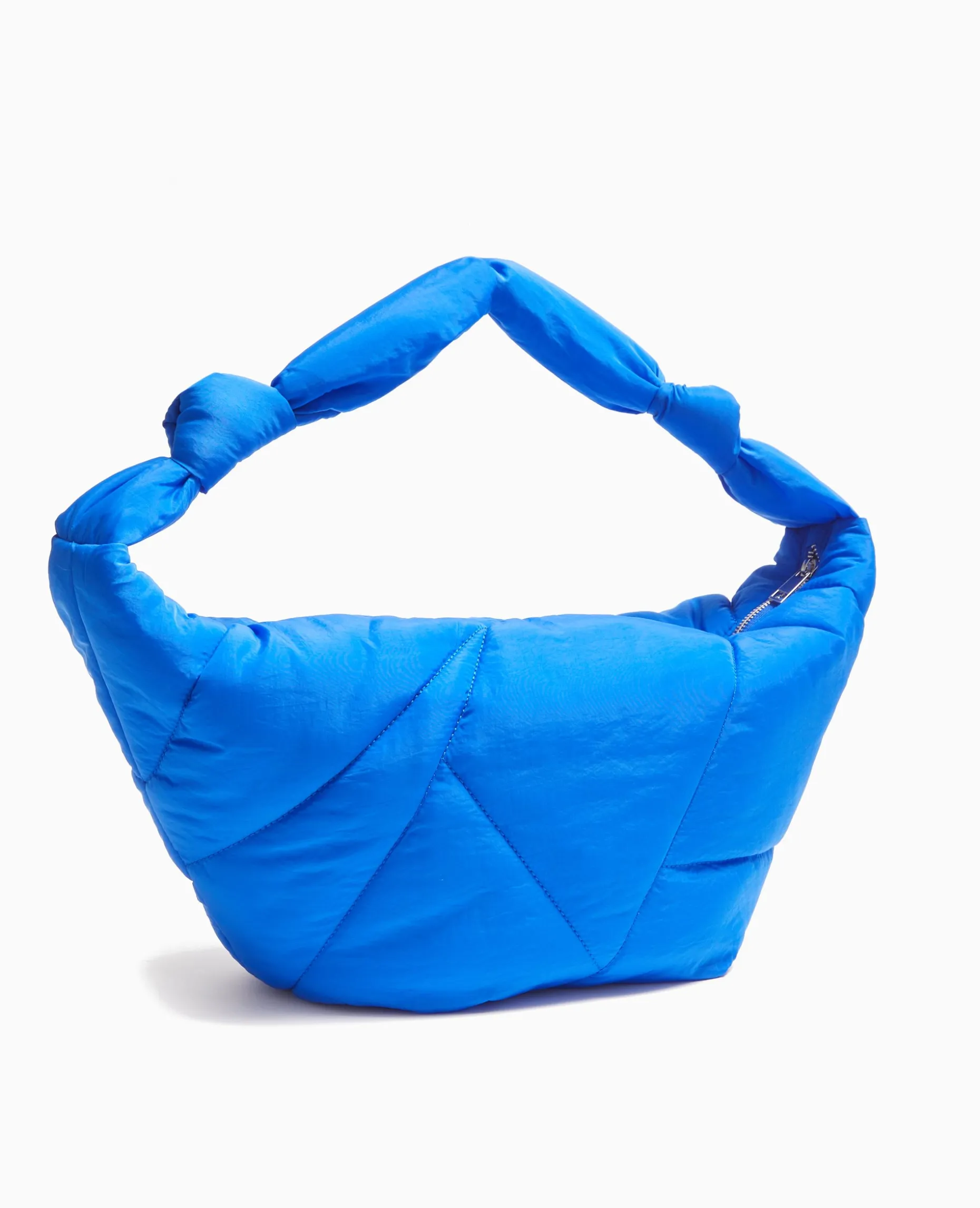 Grand Sac En Matiè;re Matelassé - Bleu électrique