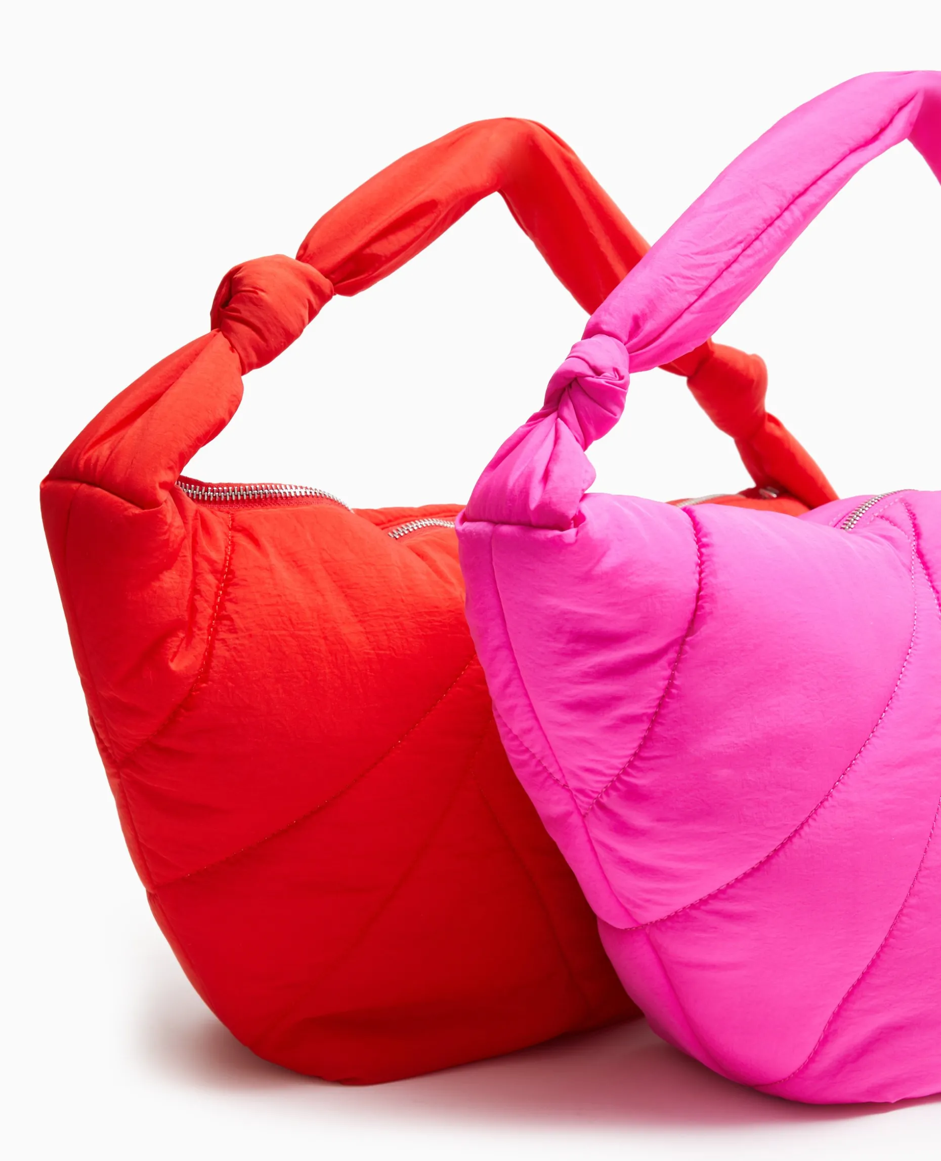 Grand Sac En Matiè;re Matelassée - Rose Fuchsia