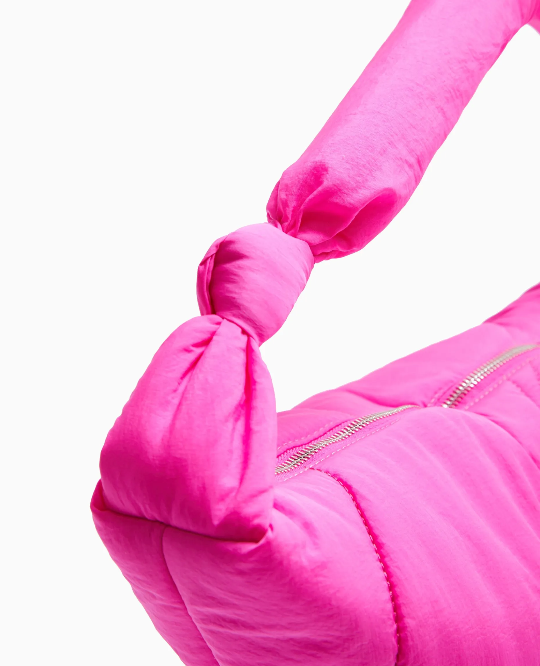 Grand Sac En Matiè;re Matelassée - Rose Fuchsia
