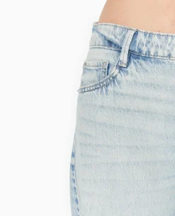 Jean Baggy Destroy Taille Regular - Jaune Ocre