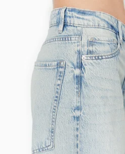 Jean Baggy Destroy Taille Regular - Jaune Ocre