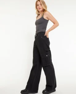 Jean Cargo Large - Noir