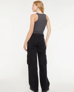 Jean Cargo Large - Noir
