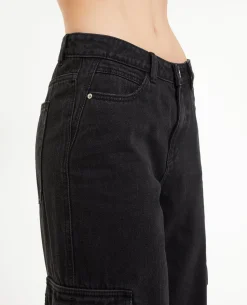 Jean Cargo Large - Noir