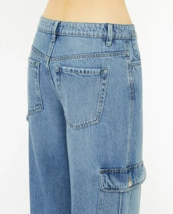 Jean Cargo Taille Standard - Bleu Clair
