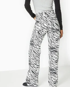 Jean Droit Motif Zè;bre - Noir