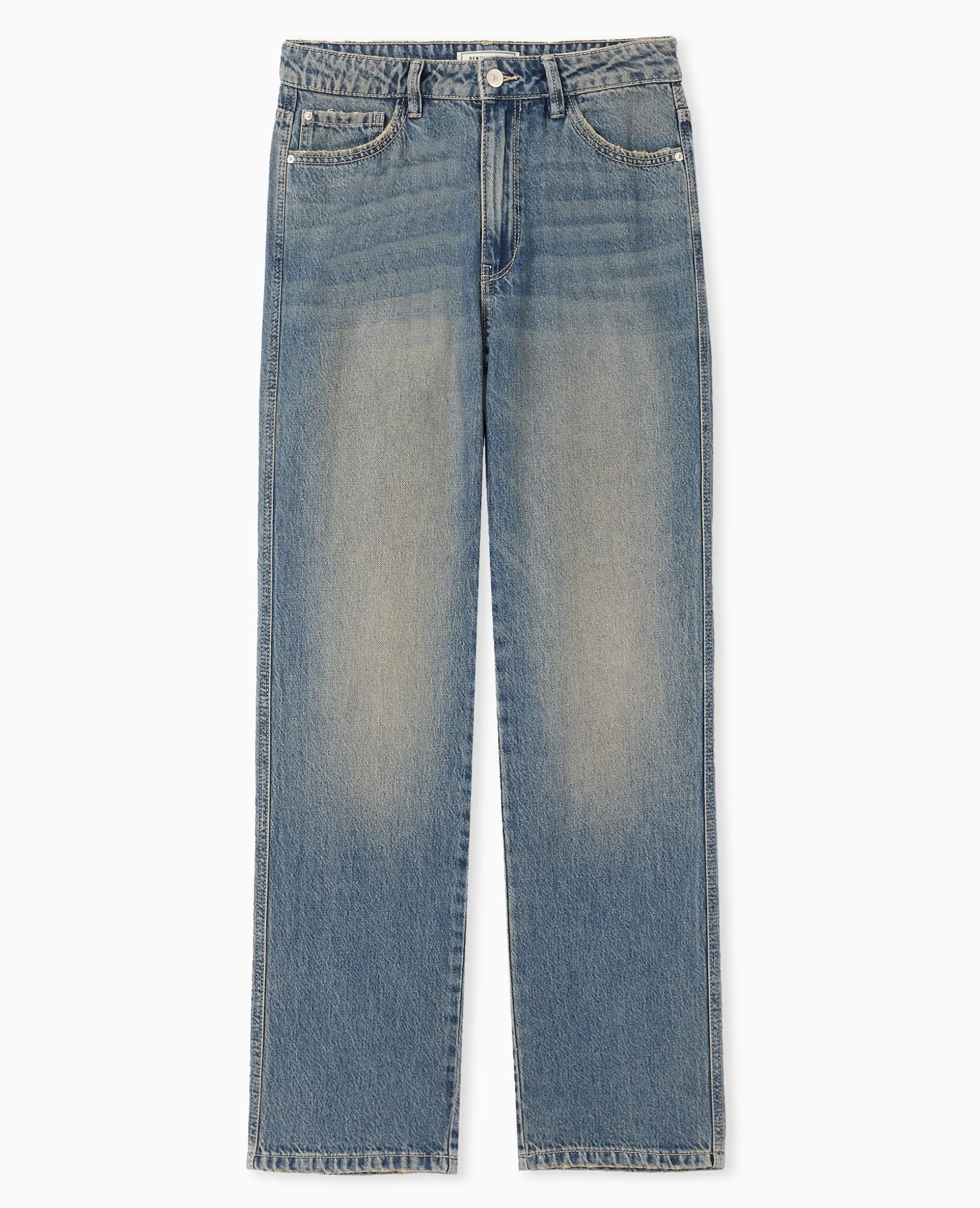 Jean Droit Taille Regular - Marron
