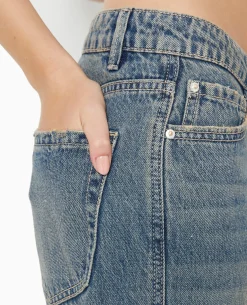 Jean Droit Taille Regular - Marron