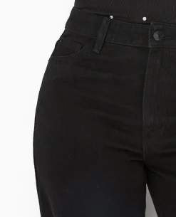 Jean Droit Taille Regular - Noir