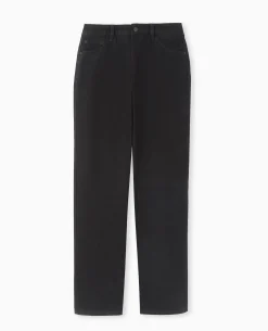 Jean Droit Taille Regular - Noir