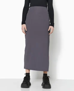 Jupe Tube Moulante - Gris Foncé