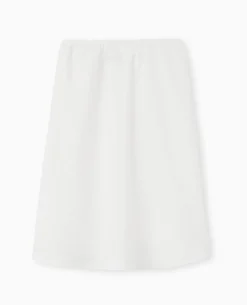 Jupe évasée Avec Taille élastiquée - Blanc