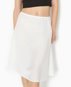 Jupe évasée Avec Taille élastiquée - Blanc