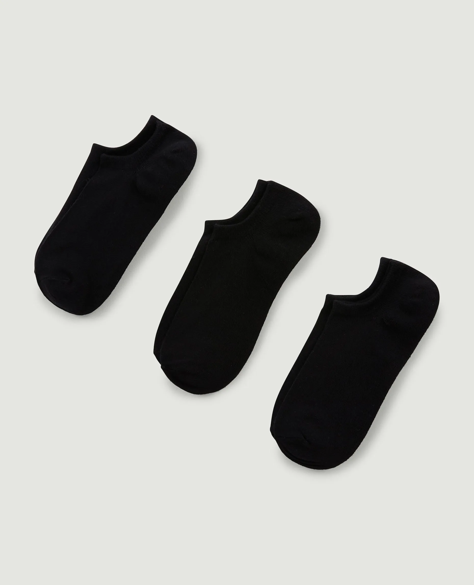 Lot De 3 Paires De Chaussettes Basses - Noir