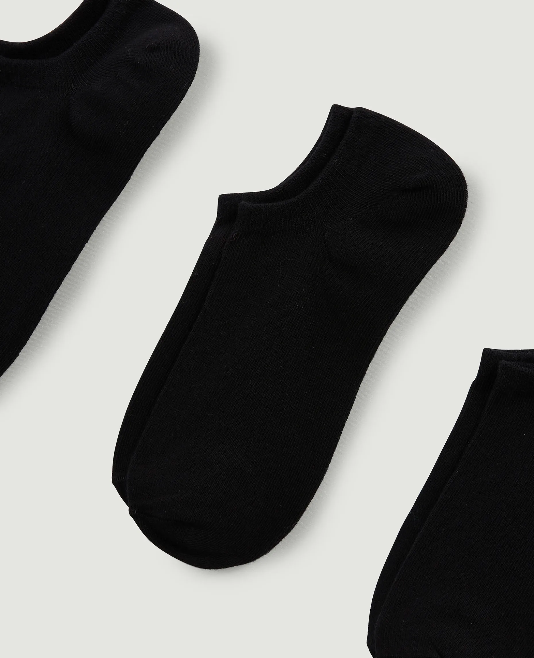 Lot De 3 Paires De Chaussettes Basses - Noir