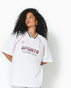 Maillot De Foot Oversize - Blanc