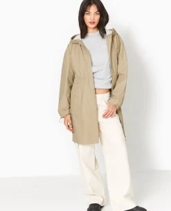 Manteau De Pluie Avec Capuche - Vert Kaki