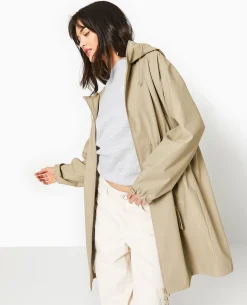 Manteau De Pluie Avec Capuche - Vert Kaki