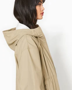 Manteau De Pluie Avec Capuche - Vert Kaki