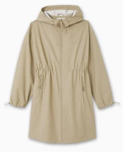 Manteau De Pluie Avec Capuche - Vert Kaki