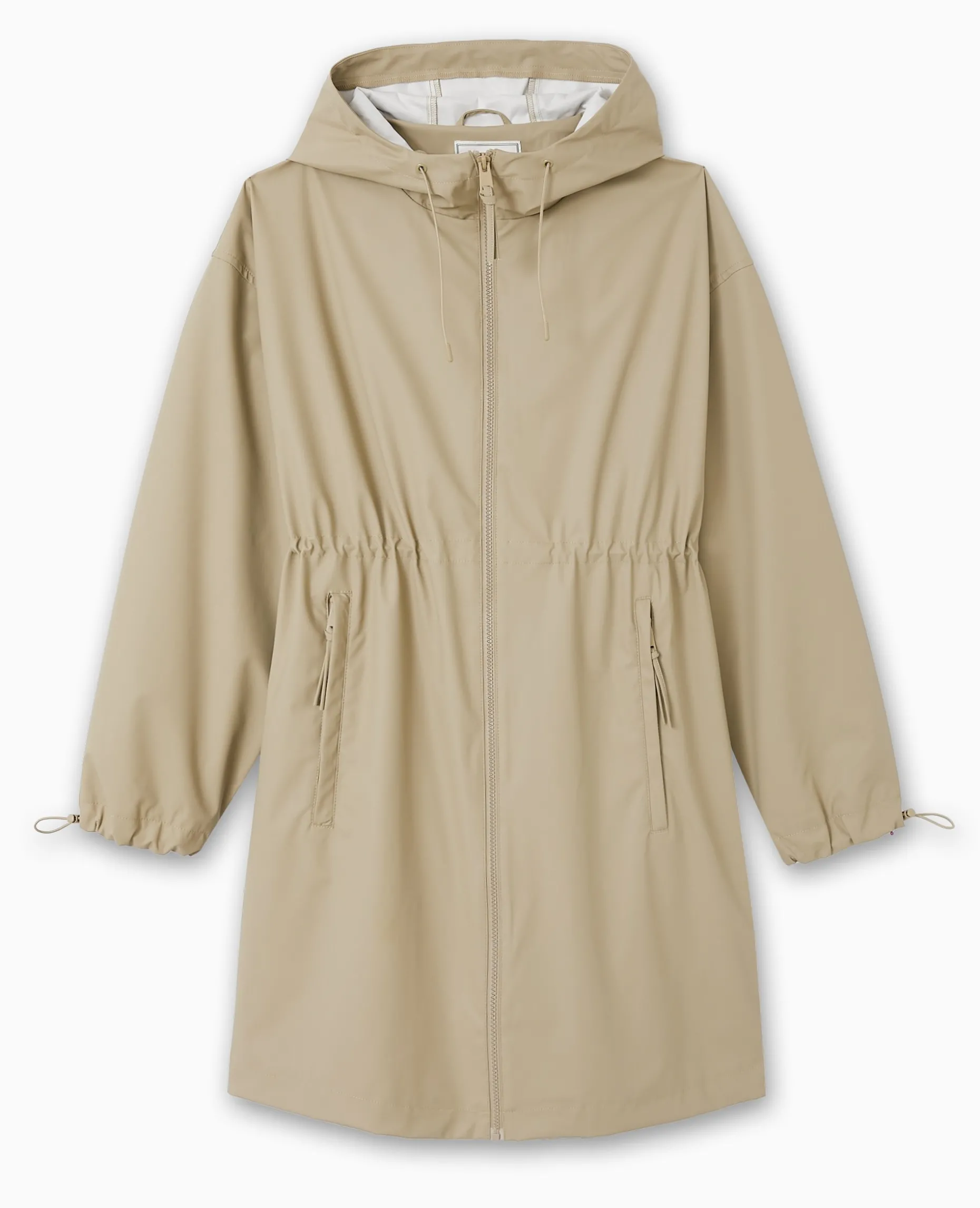 Manteau De Pluie Avec Capuche - Vert Kaki