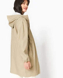 Manteau De Pluie Avec Capuche - Vert Kaki